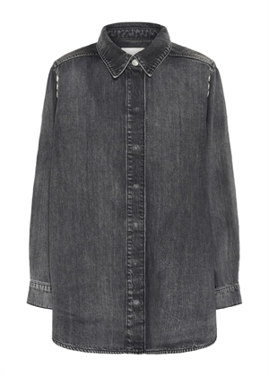 Zuva skjorte Dark Grey Washed Gestuz 